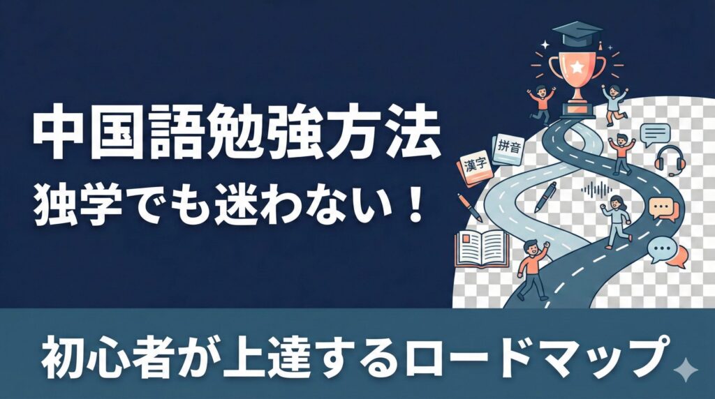 中国語勉強方法｜独学でも迷わない！初心者が上達するロードマップ